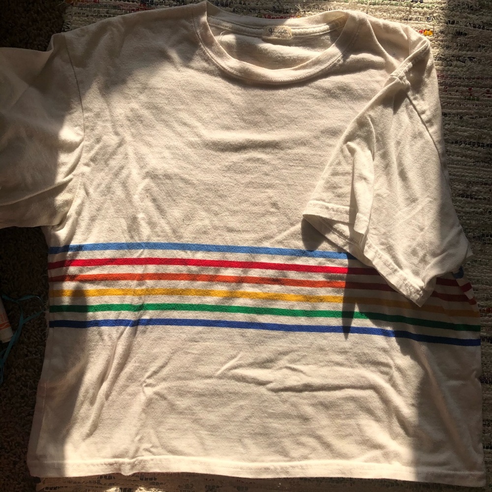 Rainbow Tee Brandy Melville